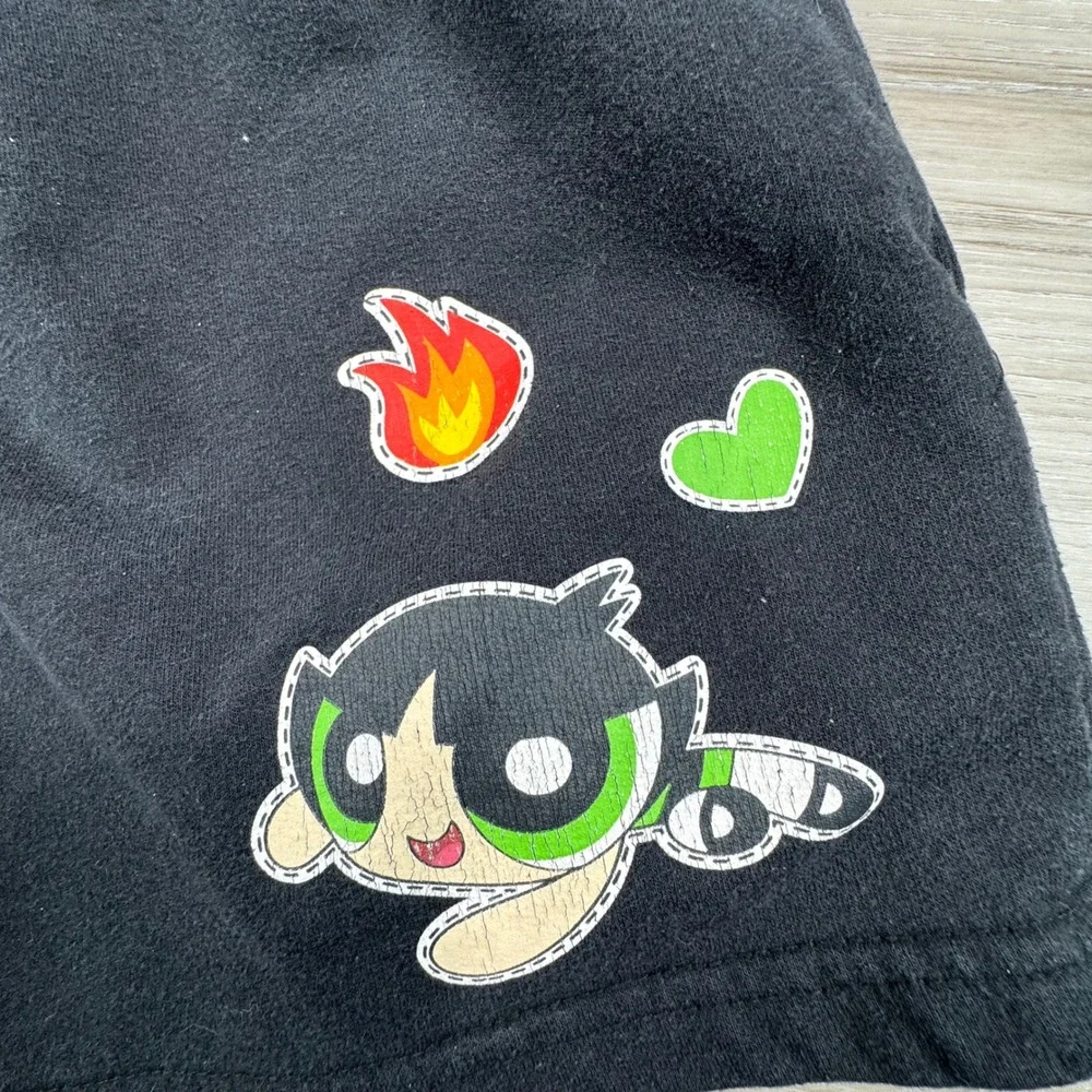 Cartoon Network Powerpuff Girls‎ Black Fleece Lounge Shorts Girls S